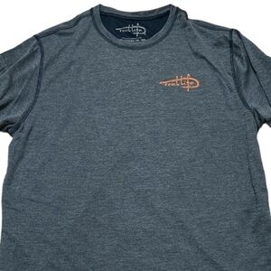 Reel Life Sun & Water UPF 50 Long Sleeve Outdoor Fishing Shirt Crew Neck